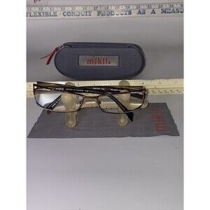 VTG Mikli by Alain Mikli ML 0853 0042 57mm Copper Gold Brown Frame France W Case